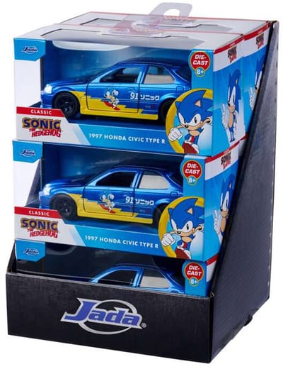 Jada Toys - Sonic 1997 Honda Civic Type-R 1:32