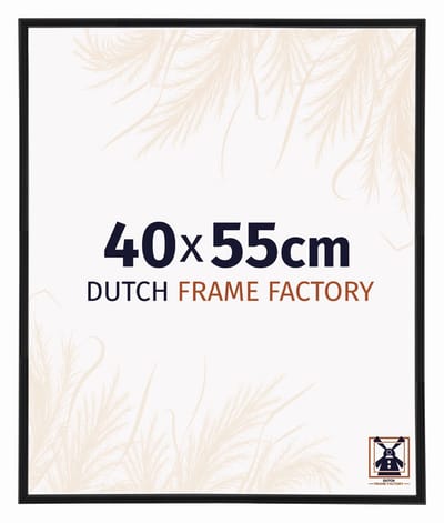 Fotolijst 40x55 cm - Kunststof - Zwart Mat - Angers