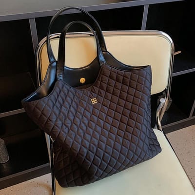 Tote Bag Nieuwe Damestas Schoudertas Grote Capaciteit High-end en Veelzijdig Mode Pendeltas beige