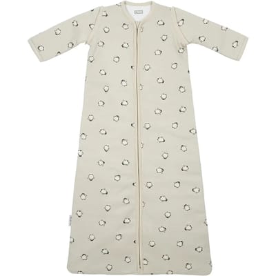 Meyco Baby Penguin Baby Slaapzak Met Afritsbare Mouwen - Soft Sand - 90cm - 2.5 TOG