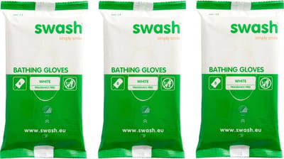 Swash Washandjes - Parfumvrij - 3x 8-pack voordeelverpakking