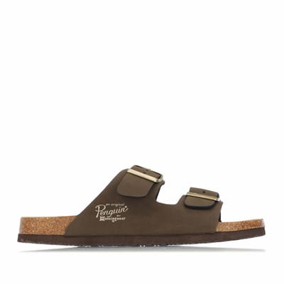 Men's Original Penguin Port Buckle Sandal in Brown
