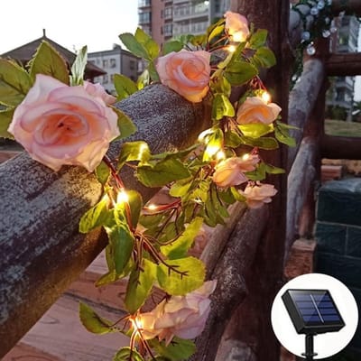 Decoratieve Solar Tuinpaal Verlichting met 8 Flitsmodi - LED Buitenverlichting voor Tuin en Terras