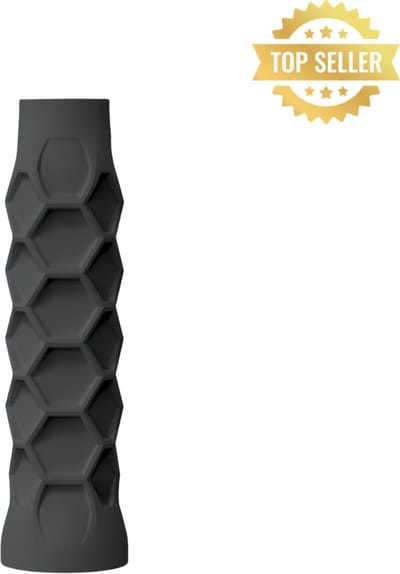 Chipa - Hesacore Padel grip - Black - Hexacore - Overgrip - Griptape - Antislip - Racketaccesoires - Extreme grip & Duurzaam