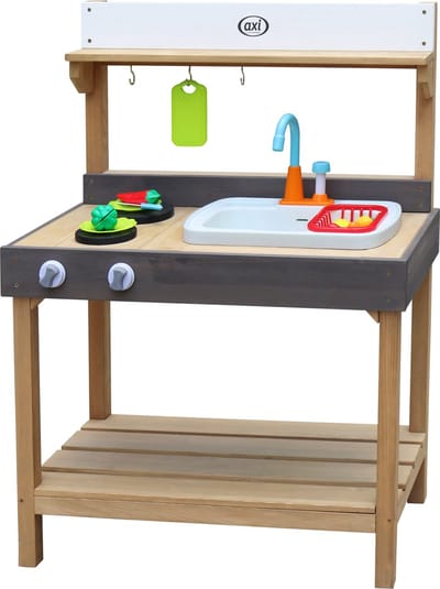 AXI Rosa Zand & Water Speelkeuken Medium - Incl. 17 accessoires - Modder Keuken