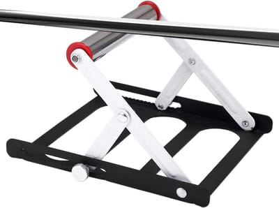 Zaagmachine Ondersteuning - Snijmachine Accessoire - Houtbewerking Klussen - Verstelbaar Steunframe - 55 tot 135 mm - Zwart