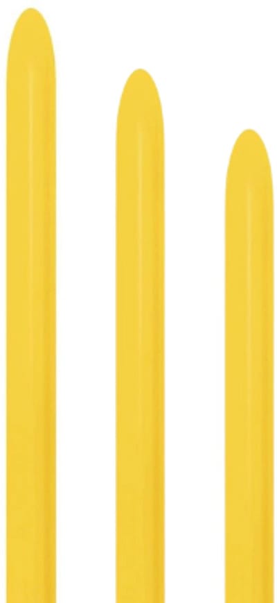 Modelleerballon Sempertex 160 Yellow - 80 stuks