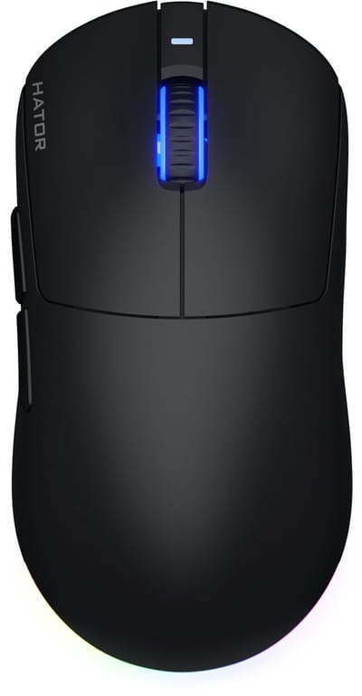 HATOR Quasar 3 Wireless muis Gamen Ambidextrous RF Wireless + Bluetooth + USB Type-A Optisch 12000 DPI