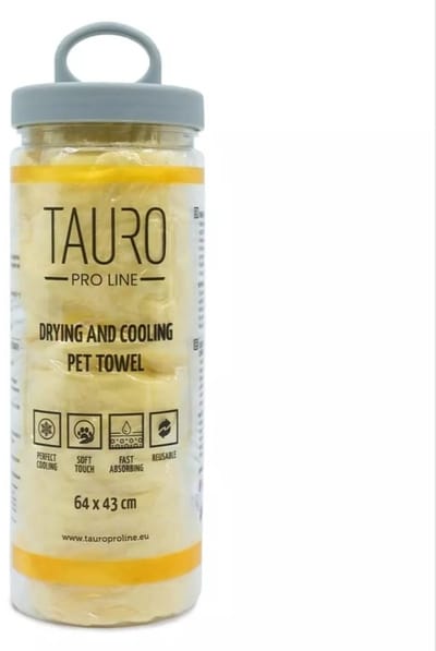 Tauro Pro Line - Drying and cooling towel geel - towel - drying - cooling - zeemvel