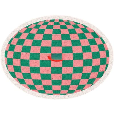 Kattenbakmat  Antislip  Grote Vallend Zand Mat  Kattenbak Anti-spat Mat  Huisdier Voetveegmat 80.5*60 cm