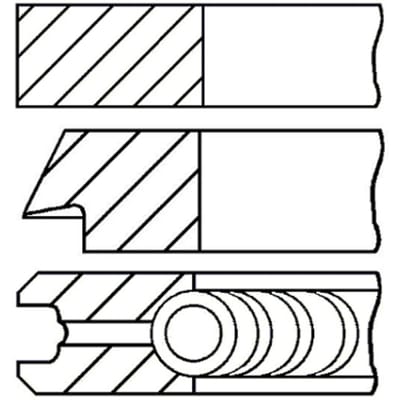 Goetze Engine Zuigerveren set GOETZE 08-432205-00
