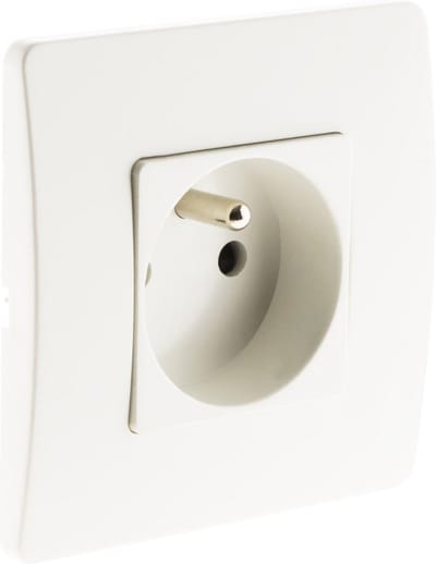 Elektrische Voedingskabel H05VV-F 3G1mm² - Wit - 5 Meter