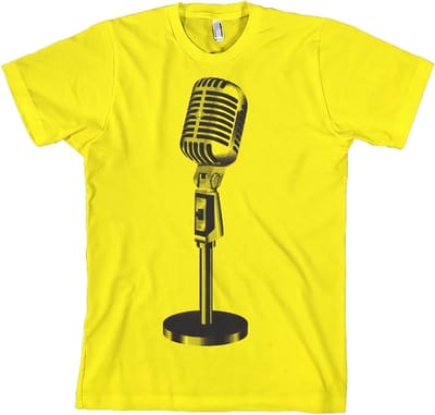 Hybris Oldschool- Micro, tel.on, e-T-shirt geel