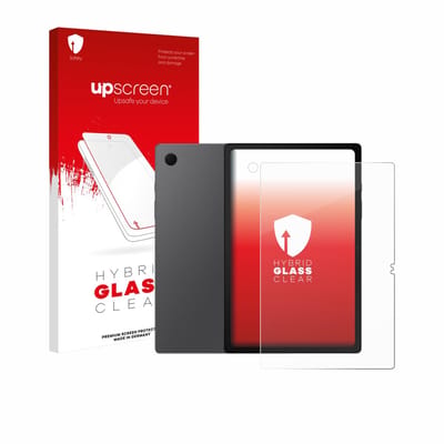 upscreen - Screenprotector voor Samsung Galaxy Tab A8 (Voor+Camera) - Folie Beschermfolie Beschermglas transparant