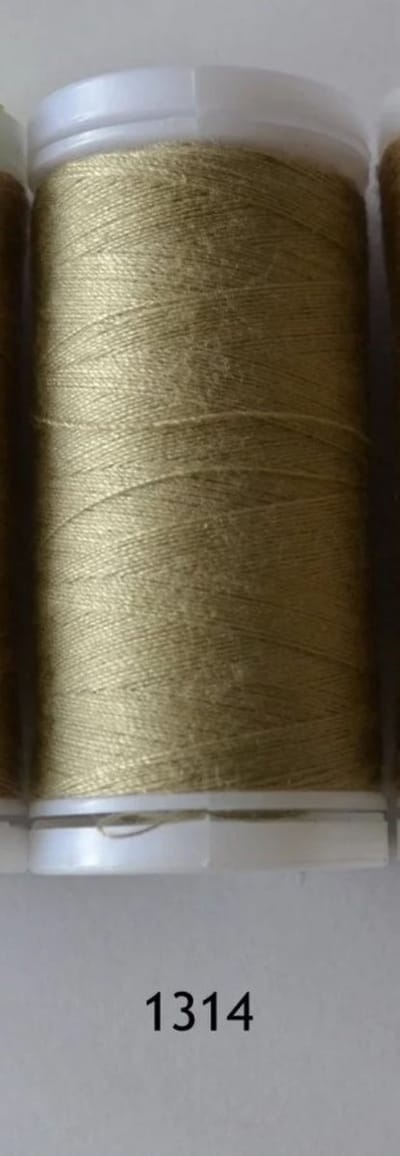 Artifil naaigaren naturel beige zand - col. 1314 - klosje garen 200m - polyester - voor alle stoffen - geschikt voor naaimachine