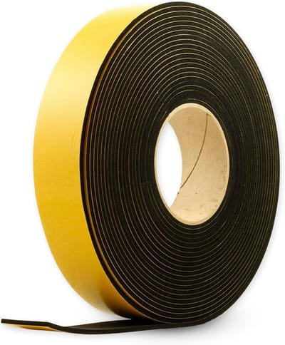 Zelfklevende Rubbertape 30M x 5CM x 3MM voor Akoestische en Thermische Isolatie