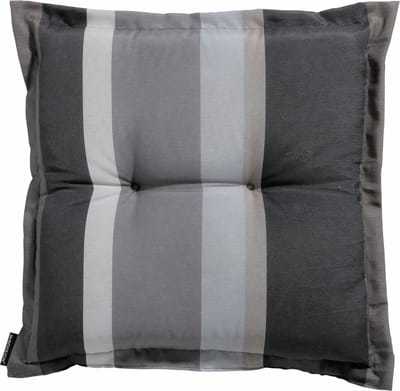 Madison Zitkussen - Hocker - Stripe Grey - 50x50 - Grijs