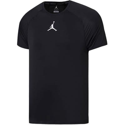 Jordan Logo Ronde Hals Rechte Pasvorm Korte Mouw T-shirt Heren T-shirts Zwart 892257-010 L black