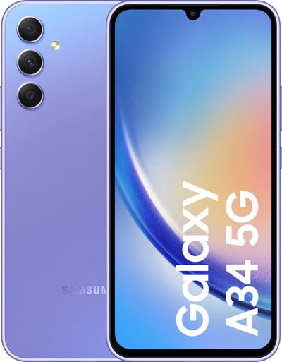 Samsung Galaxy A34 5G - 128GB - Awesome Violet