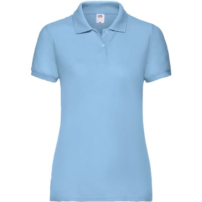 Fruit of the Loom Dames/dames Poloshirt (Hemelsblauw)