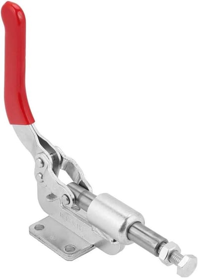 Robuuste Spanklem - Werkplaatsklem Klemhouder - Materiaal Bevestigen - Gegalvaniseerd Ijzer - Tot 370 kg trekkracht - Zilverkleurig