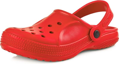 Ladeheid Clogs Kinderen - Tuinschoenen - Lichte - Kinderschoenen - Meisjes - Jongens – Rood – 24 – LA-KL-055