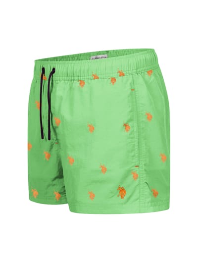 U.S. Polo Assn. heren zwemshort met allover logo design