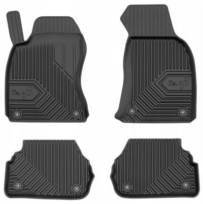 Frogum - No.77 - Audi A6 C5 1999-2006 - Automatten set - TPE Rubber - 4 cm Hoge Rand - Geurloos