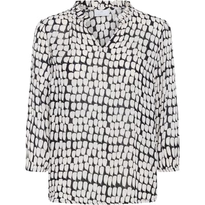 Damesblouse met 3/4 mouwen KAFFE Edita