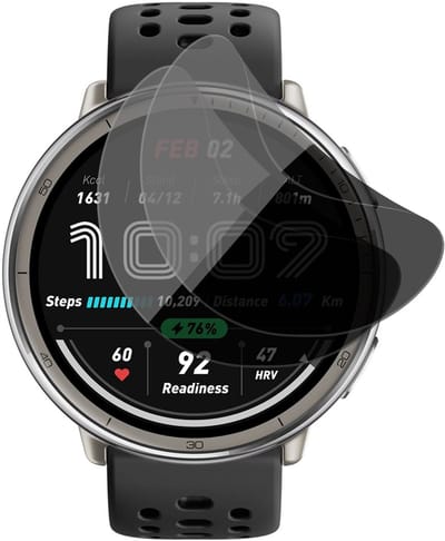 Privacy Screenprotector geschikt voor Amazfit Active 2 Round - 2x FlexGuard Screen Protector
