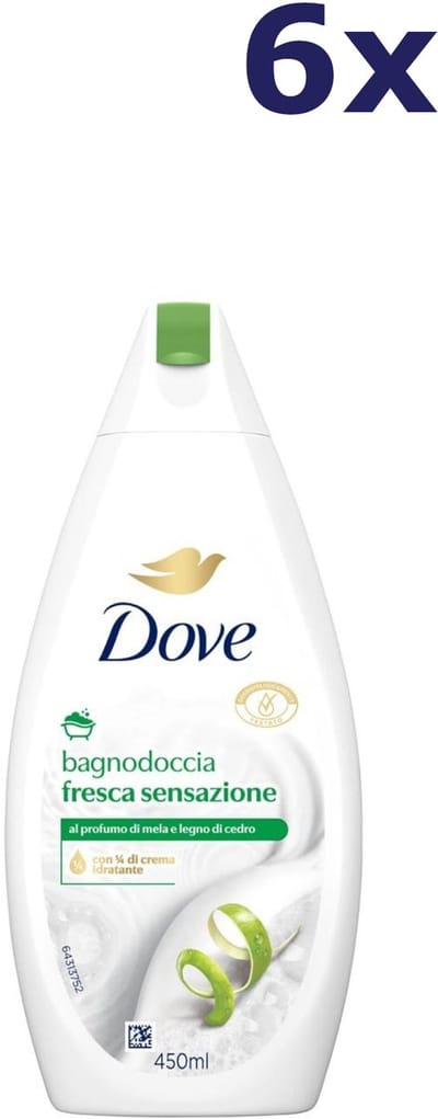 6x Dove Douchegel – Fresh Sensation 450 ml
