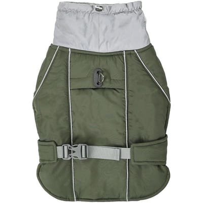 Reflecterende Hondenkleding Jas Waterdichte Huisdierjas Winter Warm Buiten Hondenjassen Met Fluweel Medium Grote Honden Wandelkleding S