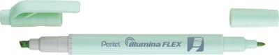 Pentel Illumina Flex markeerstift 1 stuk(s) Beitelvormige/fijne punt Lichtgroen