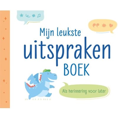 Mijn leukste uitspraken boek oranje