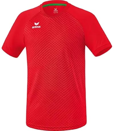 Erima Madrid Shirt Korte Mouw Heren - Rood | Maat: XXL