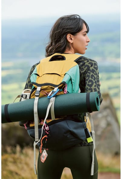 Next - Dames - Next Active Sports 30 liter wandeltas met waterdichte hoes - Oranje