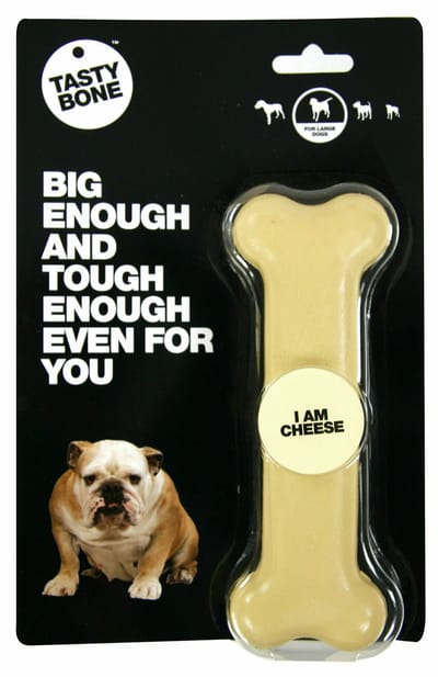 TastyBone - Large - Cheese - Hond - Kauwspeelgoed - Vegan - Kluif - Nylabone