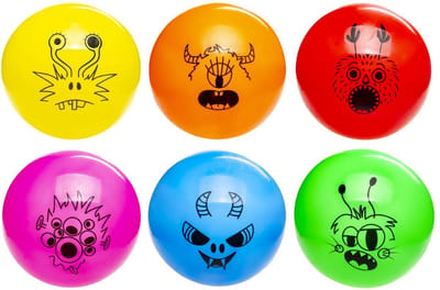 Duckiez Bal Monster Gezicht - 1 stuk
