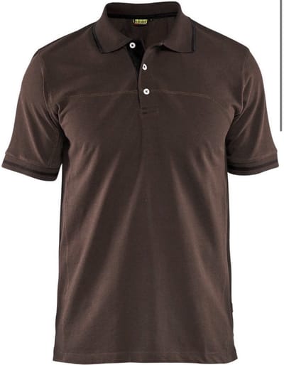 Blåkläder 3389-1050 Poloshirt Bruin/Zwart maat XL