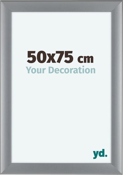 Your Decoration - Fotolijst 50x75 cm - MDF - Zilver Mat - Como