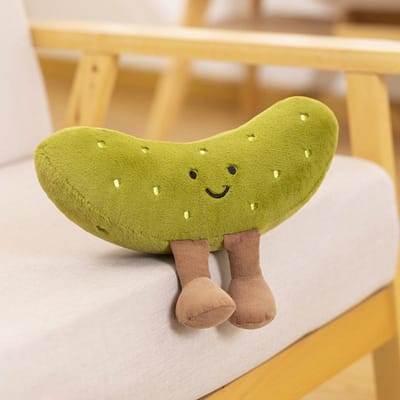10cm Aardappel Pluche Speelgoed Schattige Zure Komkommer Poppen Pluche Knuffel Groente Speelgoed Kinderen Baby Verjaardagscadeaus Valentijn Pasen 10cm brown