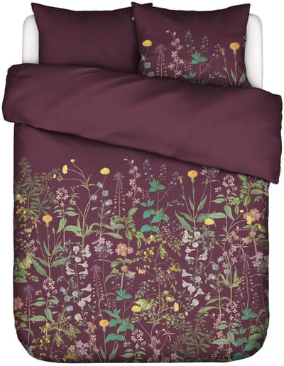 Essenza Augustina Dekbedovertrek Mauve wine - Tweepersoons – 200x200/220 cm