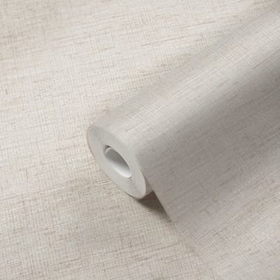 RAFFIA STIJL BEHANG | Vlechtwerk - cremewit licht beige - A.S. Création Desert Lodge