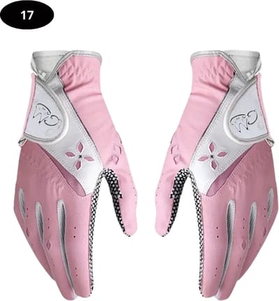 Bovista Golfhandschoenen 2 Stuks - Golf Accessoires - Handschoen AntiSlip - Dames - Roze - Maat XS