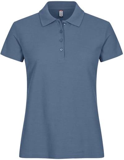 Clique Basic Polo Women 028231 - Staalblauw - S