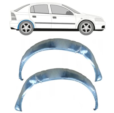 Reparatiepaneel achterste wielkast voor Opel Astra G 1998-2009 / Links + Rechts