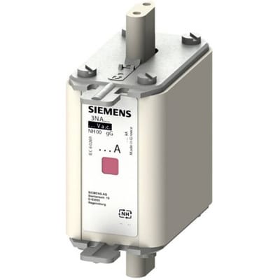 Siemens 3NA78306 Zekeringsinzetstuk Geschikt voor Zekeringsgrootte 000-4 Afmeting zekering : 00 100 A 690 V/AC, 250 V/DC 3 stuk(s)