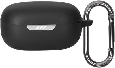 kwmobile cover voor oordopjes case - geschikt voor JBL Live Pro 2 TWS - Trendy beschermhoes draadloze oordopjes in zwart