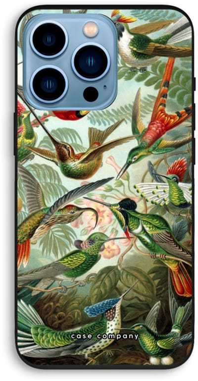 Case Company® - Hoesje geschikt voor iPhone 13 Pro hoesje - Haeckel Trochilidae - Biologisch Afbreekbaar Telefoonhoesje - Bescherming alle Kanten en Schermrand