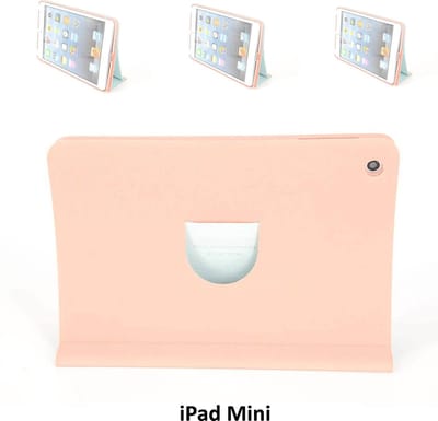 Apple iPad Mini 2-3 Roze Smart Case - Book Case Tablethoes- 8719273107492